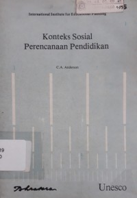 Konteks Sosial Perencanaan Pendidikan