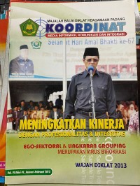 Koordinat Volume V Edisi 01, Januari-Februari 2013