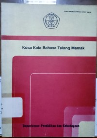 Kosa Kata Bahasa Talang Mamak