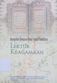 Kumpulan Sinopsis Hasil-hasil Penelitian Lektur Keagamaan