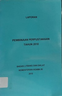 Laporan Pembinaan Perpustakaan Tahun 2010