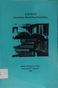 Laporan Penerbitan Hasil-Hasil Penelitian