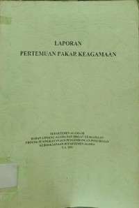 Laporan Pertemuan Pakar Keagamaan