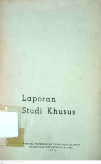 Laporan Studi khusus