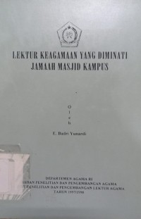 Lektur Keagamaan yang Diminati Jamaah Masjid Kampus