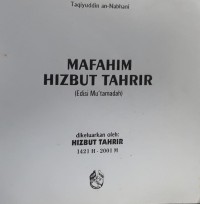 Mafahim Hizbut Tahrir Edisi Mu'tamadah