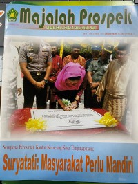 Majalah Prospek Nomor 7 Tahun 3 Triwulan 1 2011