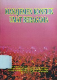 Manajemen Konflik Umat Beragama