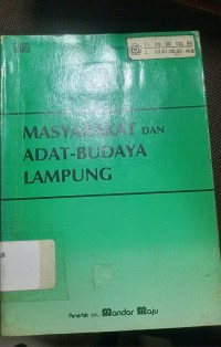 Masyarakat dan Adat-Budaya Lampung