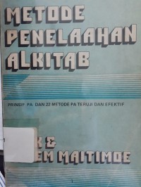 Metode Penelaahan Alkitab