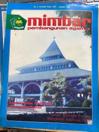 Mimbar Pembangunan Agama Nomor 4, Januari 1987