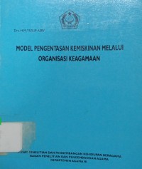 Model Pengetasan Kemiskinan melalui Organisasi Keagamaan