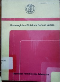 Morfologi dan Sintaksis Bahasa Jamee