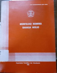 Morfologi Nomina Bahasa Wolio