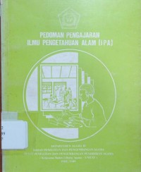 Pedoman Pengajaran Ilmu Pengetahuan Alam