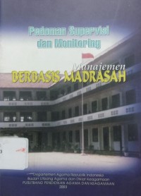 Pedoman Supervisi dan Monitoring Manajemen Berbasis Madrasah