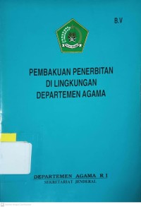 Pembakuan Penerbitan di Lingkungan Departemen Agama