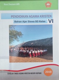 Pendidikan Agama Kristen Bahan Ajar Siswa SD Kelas VI