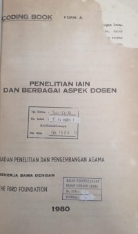 Penelitian IAIN dan Berbagai Aspek Dosen