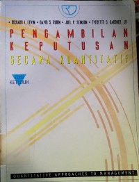 Pengambilan Keputusan Secara Kuantitatif