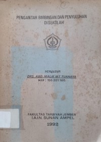 Pengantar Bimbingan dan Penyuluhan di Sekolah