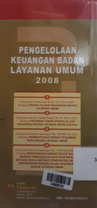 Pengelolaan Keuangan Badan Layanan Umum 2008