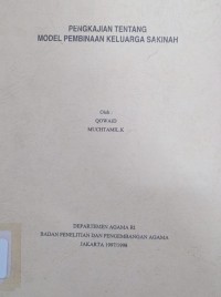 Pengkajian Tentang Model Pembinaan Keluarga Sakinah