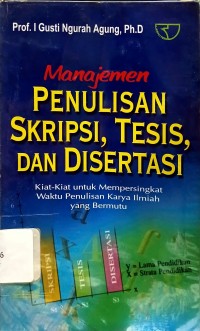 Manajemen Penulisan Skripsi,Tesis,Dan Disertasi