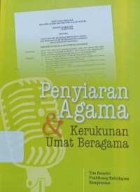 Penyiaran Agama dan Kerukunan Umat Beragama