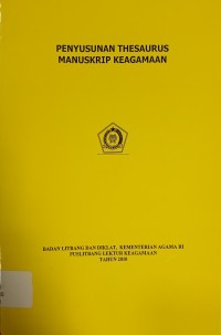 Penyusunan Thesaurus Manuskrip Keagamaan