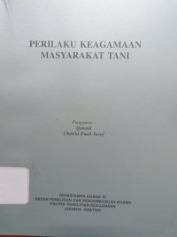 Perilaku Keagamaan Masyarakat Tani