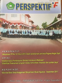Perspektif Volume 3 Nomor 8 Edisi, September 2011