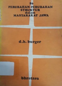 Perubahan-Perubahan Struktur dalam Masyarakat Jawa