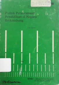 Politik Perencanaan Pendidikan di Negara Berkembang