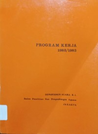 Program Kerja 1982/1983