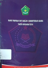Rapat Pimpinan Unit Eselon 1 Kementerian Agama Tahun 2014