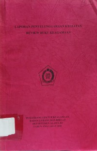 Review Buku Keagamaan : Laporan Penyelenggaraan Kegiatan