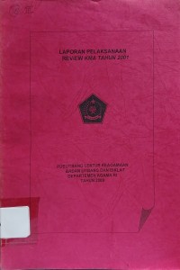 Review KMA Tahun 2001 : Laporan Pelaksanaan