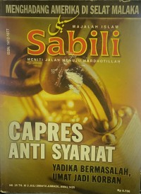 Sabili Nomor 25 Tahun XI, 2 Juli 2004