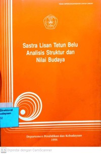 Sastra Lisan Tetun Belu Analisis Struktur dan Nilai Budaya