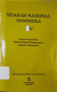 Sejarah Nasional Indonesia Jilid VI