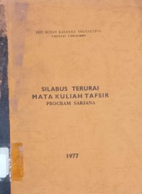 Silabus Terurai Mata Kuliah Tafsir Program Sarjana