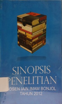 Sinopsis Penelitian Dosen IAIN Imam Bonjol Tahun 2012