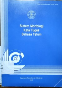 Sistem Morfologi Kata Tugas Bahasa Tetum