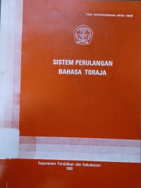 Sistem Perulanagan Bahasa Toraja