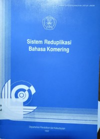 Sistem Reduplikasi Bahasa Komering