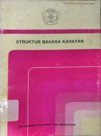 Struktur Bahasa Kahayan