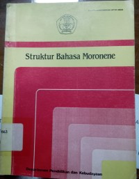 Struktur Bahasa Moronene