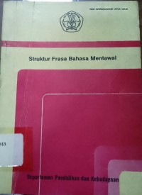 Struktur Frasa Bahasa Mentawai