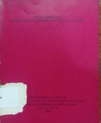 Studi Indikator Keberhasilan Pembangunan Bidang Agama